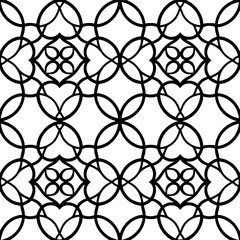 Fototapeta premium Floral seamless pattern, Pattern, Flower pattern, geometric pattern, diagonal pattern, pattern, floral, flower, seamless, design, ornament, vector, decoration, art, wallpaper, leaf, illustration, blac