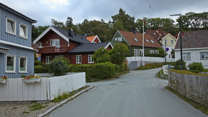 Architecture in Trondheim in Trondelag County Norway, Europe

