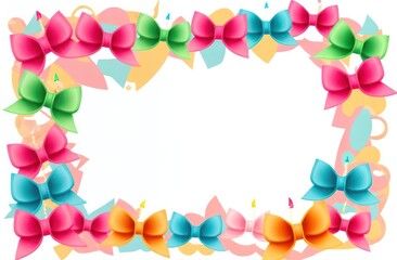 Obraz premium Pastel colors frame with free place for text .