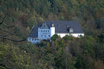 Fototapeta na wymiar Schloss Schwarzburg in Thueringen
