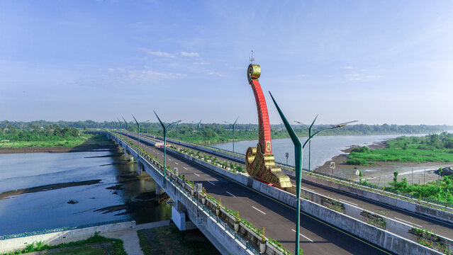 The Kretek 2 Bridge part of the Bantul Southern Cross Road (JJLS)