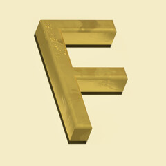 3d golden letters © Ravshan