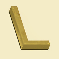 3d golden letters © Ravshan