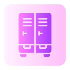 locker gradient icon