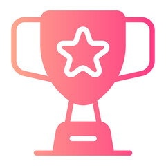 trophy gradient icon