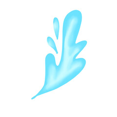 water drop splashing drawing