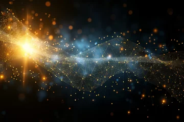Foto op Plexiglas Nebulae floating in space are full of twinkling stars. © lc design