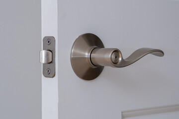 the door handle is installed in the doors