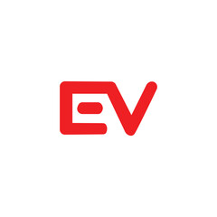 EV Creative logo And  Icon Design