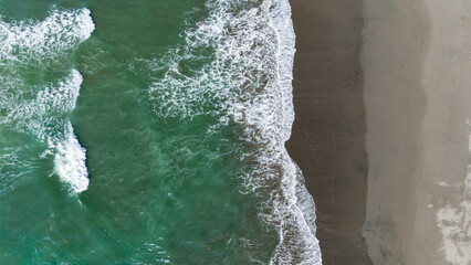 aerial view parangtritis beach yogyakarta