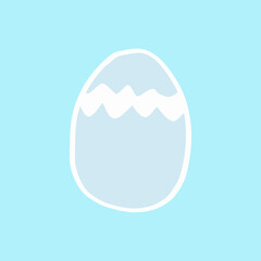 spring, egg, Easter, blue, postcard, background