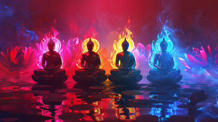 Flames of Enlightenment: Meditative Resonance