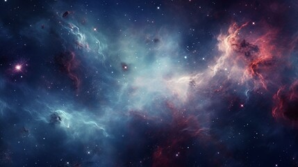 A digital background design inspired by the cosmos, showcasing the beauty of stars, galaxies, and celestial wonders, simulating the quality of an HD image, - obrazy, fototapety, plakaty