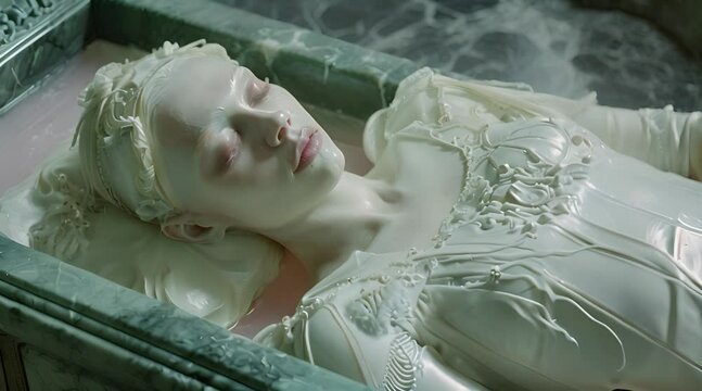 Tisul Princess In Hibernation Alien Woman With Pale Skin