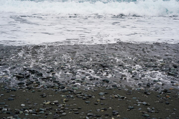 小田原 御幸の浜 砂浜 浜辺の小石