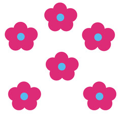 Simple flower pattern