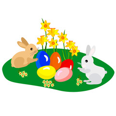 Vector - easter motive illustration.
