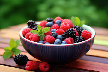 bowl of berries.