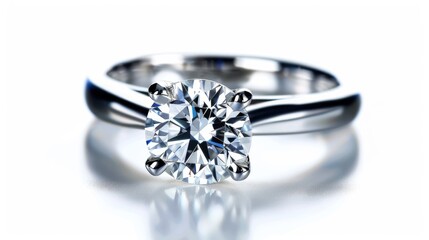 Diamond Ring With Single Stone