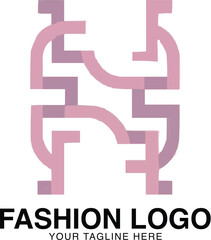 Free vector illustrative-stylish fashion logo design for fashion brand.AI generative.