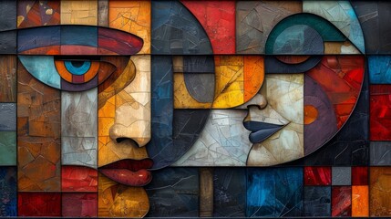 Cubist interpretation of a successful negotiation fragmented yet cohesive