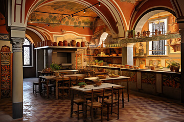 Fototapeta na wymiar Altes vintage Cafe, Restaurant 