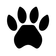 Flat Icon of Dog or Cat Paw Print: Perfect for Animal Apps and Websites. Animal paw print





 - obrazy, fototapety, plakaty
