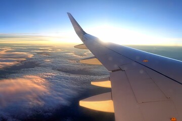 Obraz premium Blick aus einem Flugzeug