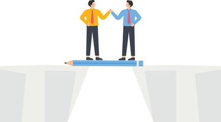 Handshake and Gesture, Greeting or introduction, Business etiquette and Social interaction concept,
