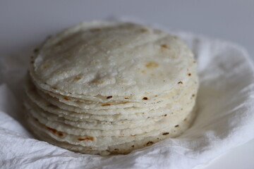 Rice Roti. A Gluten free alternative made with raw rice four, perfect for a healthy meal.