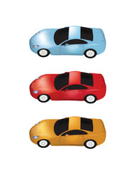 Sport cars set. vector illustration