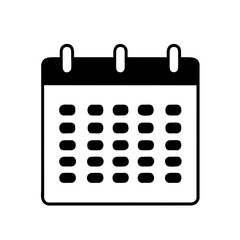 Calendar Icon: Calendar Symbol for Meeting Deadlines, Time Management, and Appointment Schedule Flat Icon