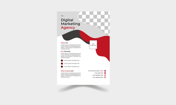 Set of Editable business banner design template. A bundle of a4 flyer template, modern template