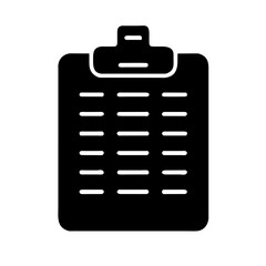 Fototapeta premium Clipboard Icon: Representation of a Checklist, Checkmarks. Quality Check Line Sign, Support Checklists.