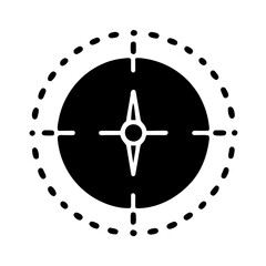 Compass Icon: A Symbol of Direction and Navigation.