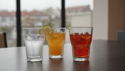 glass of water with lemon