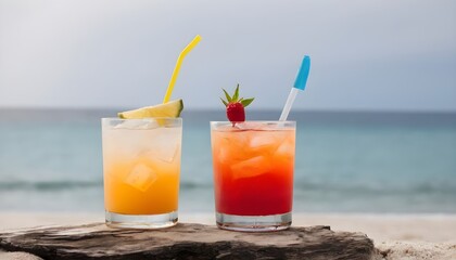 cocktail on the beach