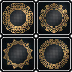 mandala round art decorative frame. mandala circular elements. ornamental art border wedding graphical design.