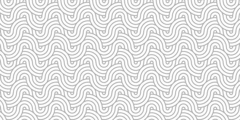 Overlapping pattern Modern diamond geometric waves spiral pattern abstract circle wave lines. gray seamless tile stripe geomatics overlapping create retro square line backdrop pattern background. 