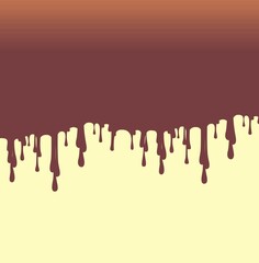 chocolate drops  background - illustration design 