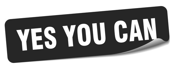 Fototapeta premium yes you can sticker. yes you can label