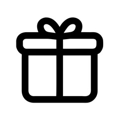 Obraz premium Gift, Gift Box Icon, Present Gift Box Icon: Vector Isolated Illustrating the Joy of Christmas Giving. Design for Surprise Presents