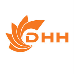 DHH letter design. DHH letter technology logo design on white background. DHH Monogram logo design for entrepreneur and business