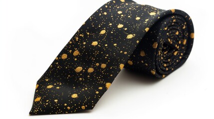 a tie with colorful pattern