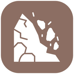 Rock Sliding Icon © Artify IT Solutions