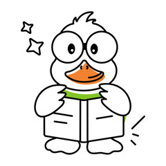 Duck Toys Doodle Icon