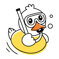 Funny Duck Doodles 
