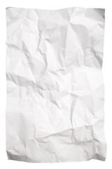 crumpled white paper texture