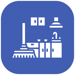 Cleaning Kitchen Icon
