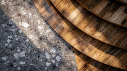 a beautiful wood and grey marble mosaic tile plate texture for architecture design ideas. wallpaper background 16:9